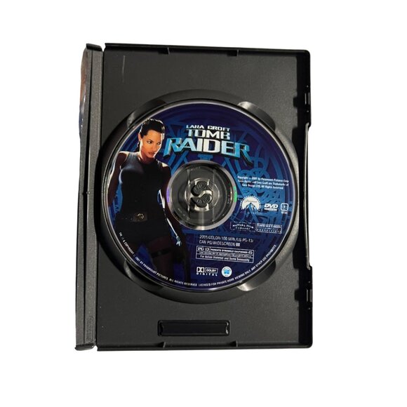 Lara Croft Tomb Raider 2001 DVD Action Angelina Jolie Jon Voight Pre-Owned - Picture 4 of 4